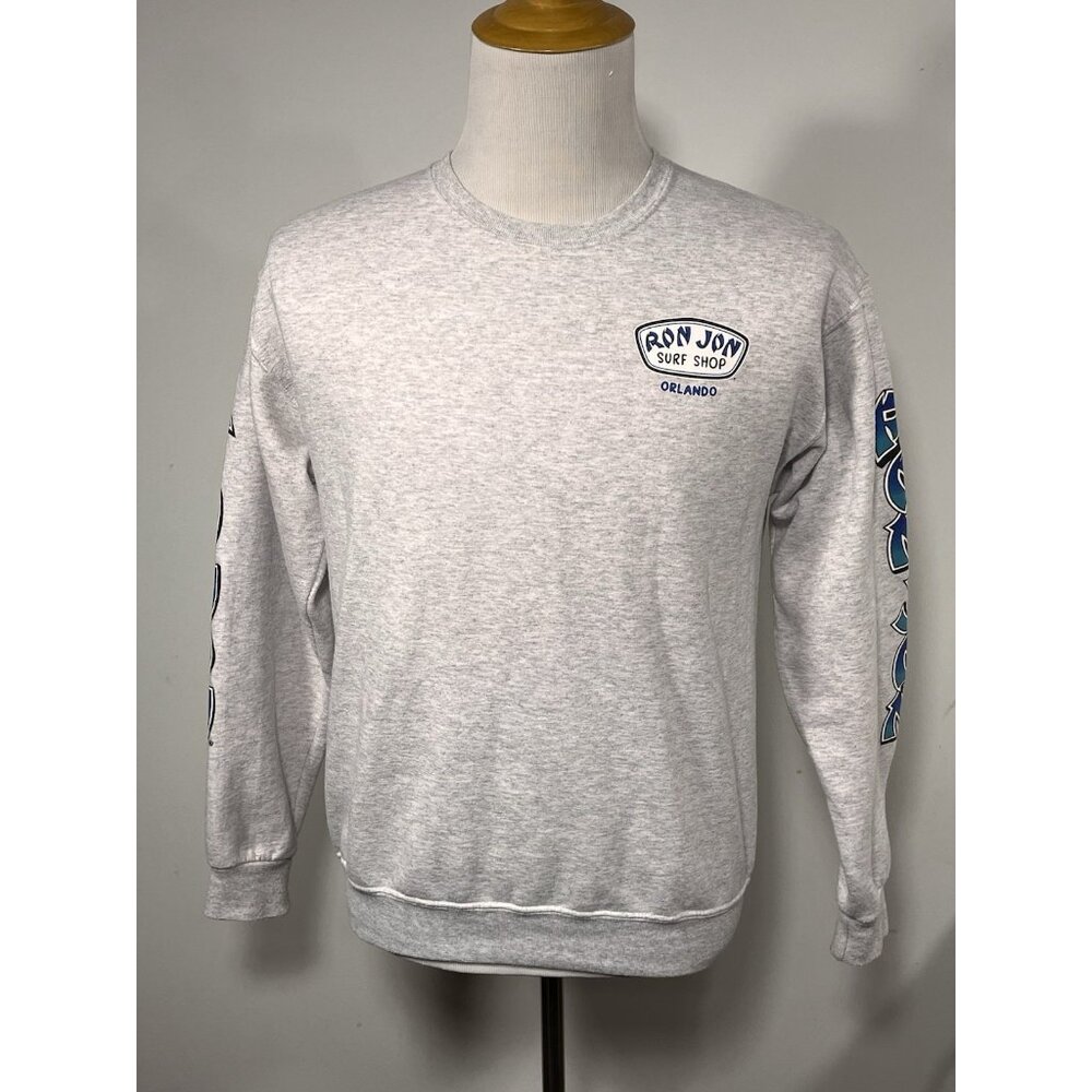 Women’s Sz Medium Ron Jon Surf Shop Sweatshirt Orlando Florida All Over Graphics - Picture 2 of 16